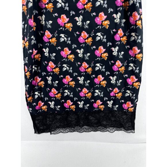 Zara trafaluc collection floral lace spaghetti strap  midi slip dress size small - Picture 6 of 8